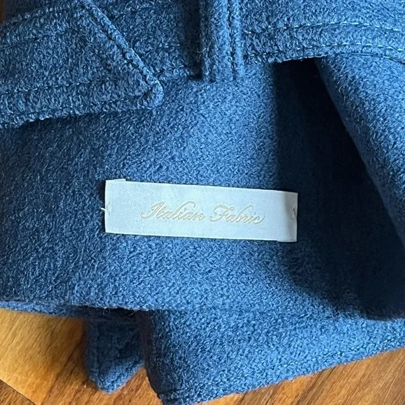 Ted Baker London Liiliey Boiled Wool Trench Coat TB Sz 6/XXL, NEW - Picture 14 of 17